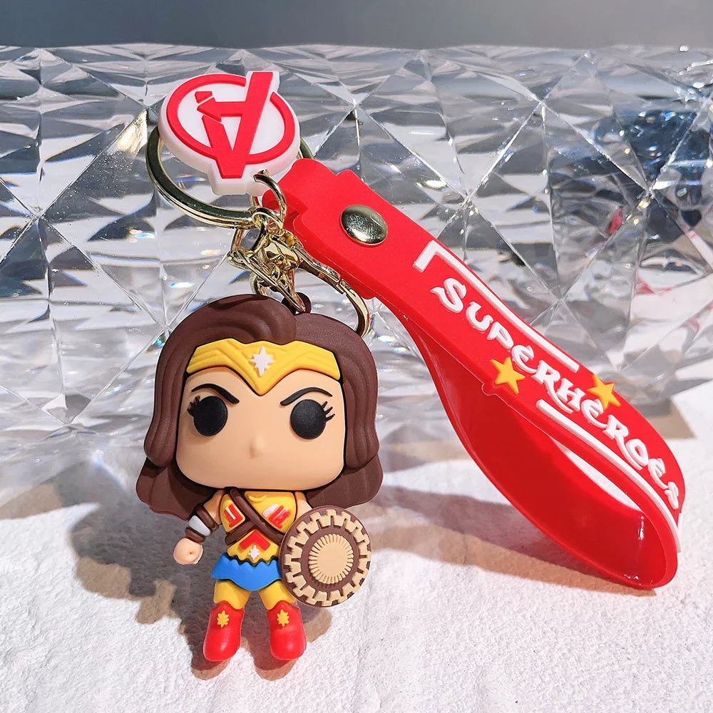 Marvel Superhero Silicone Keychains