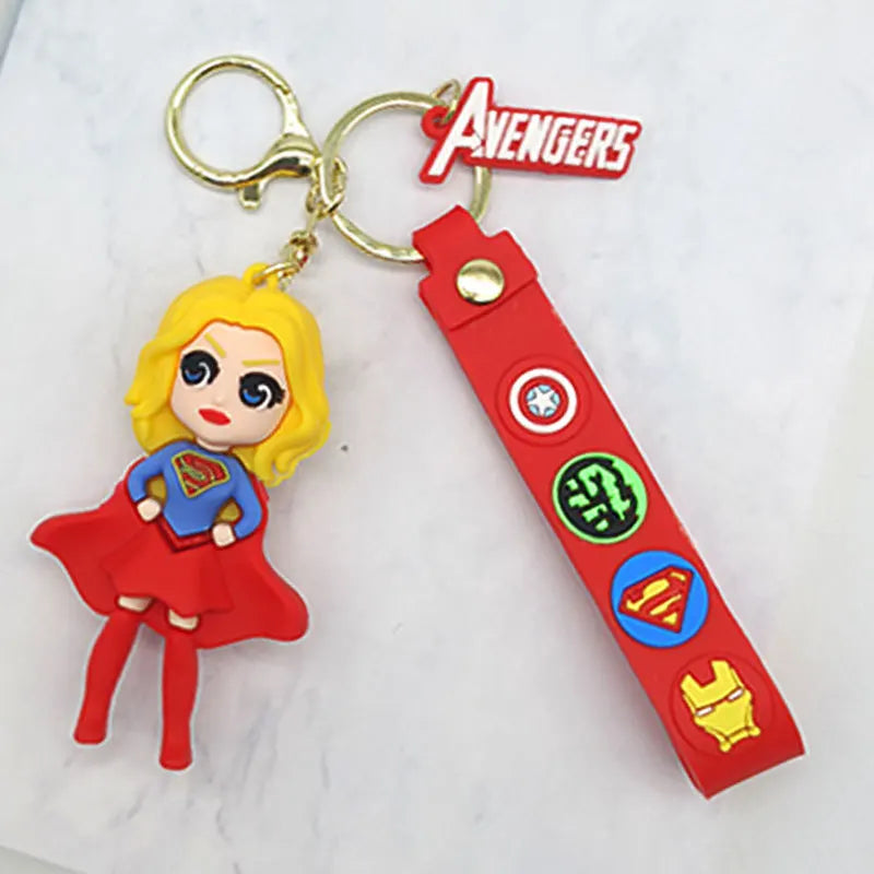 Fashion Cartoon Girl Keychain