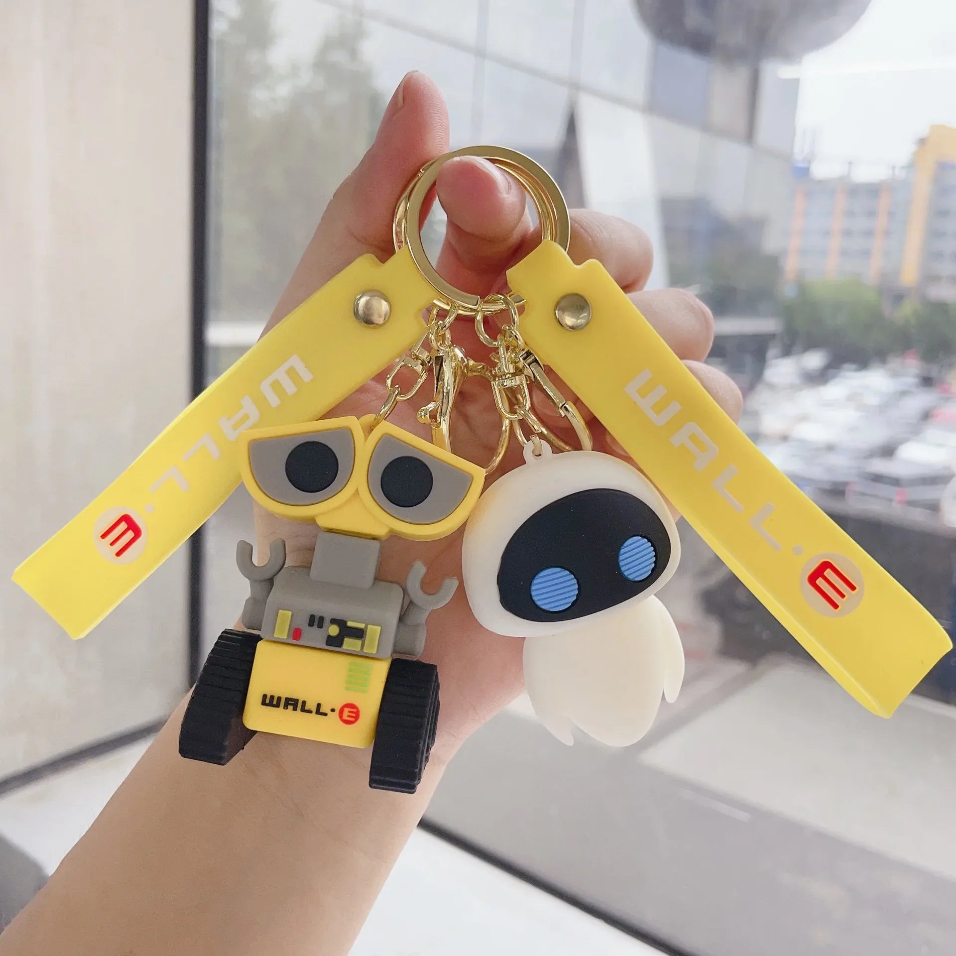 Wall-E &amp; Eve Keychains