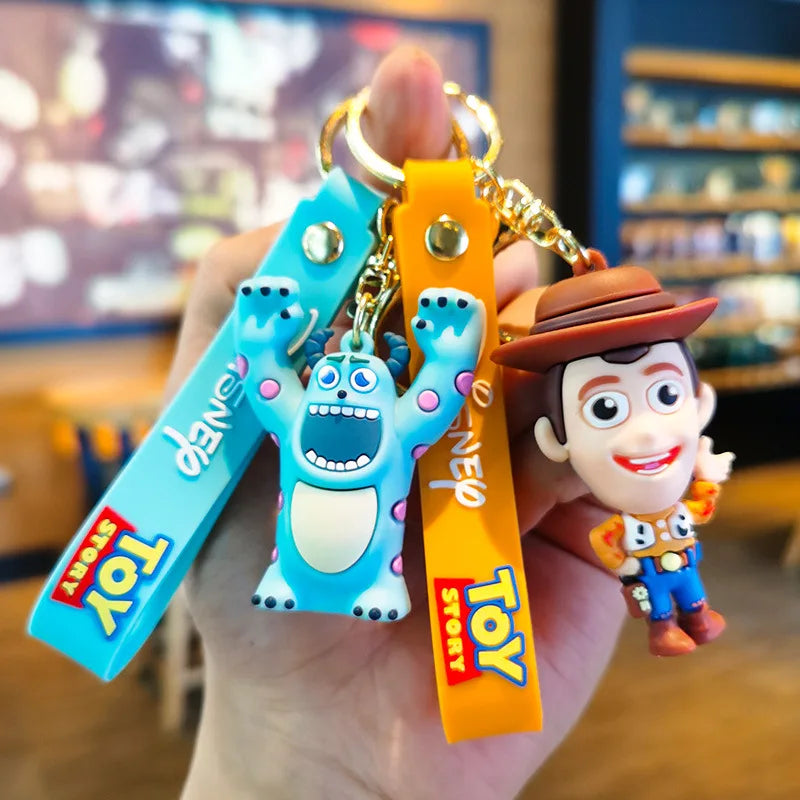 Cartoon Anime Disney Keychain Set