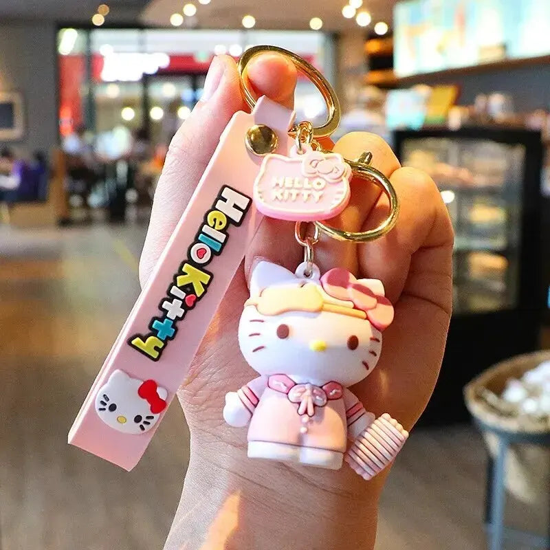 Sanrio Hello Kitty and Cinnamoroll Keychains