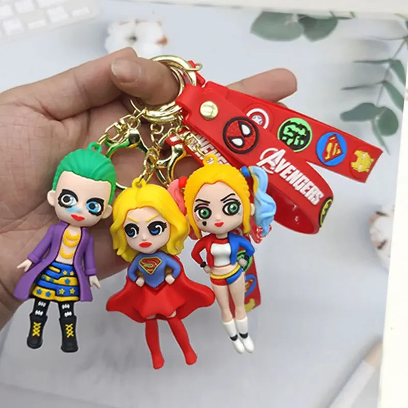 Fashion Cartoon Girl Keychain