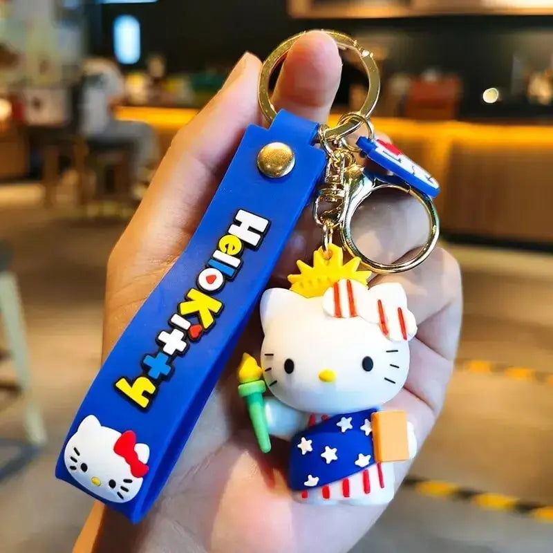 Sanrio Hello Kitty and Cinnamoroll Keychains